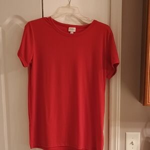 LuLaRoe Vibrant Red Top